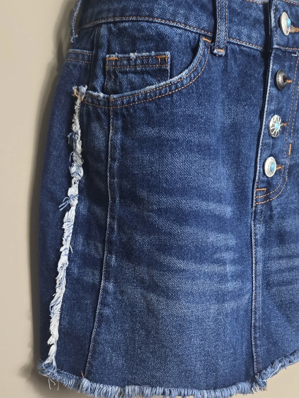 Zara Basic Denim skirt